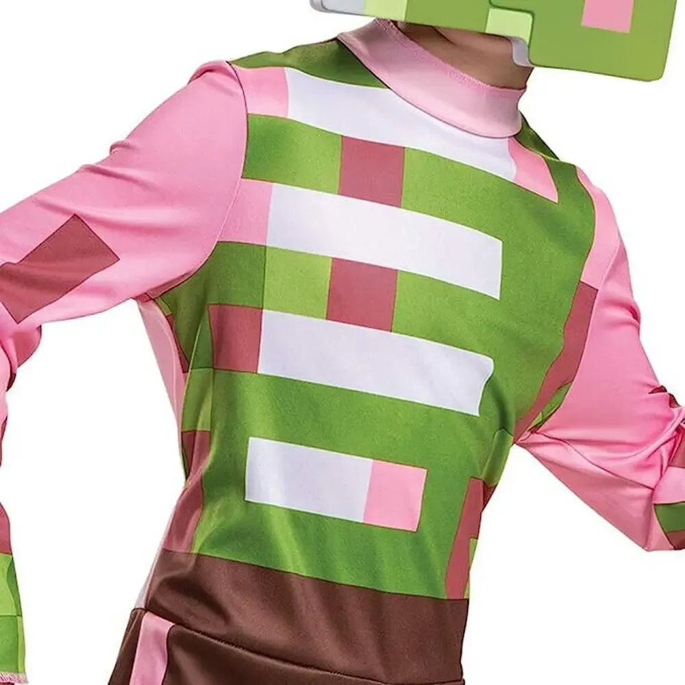 Disguise Minecraft Zombie Pigman Classic Halloween Costume‎ Kids Size Medium 7-8